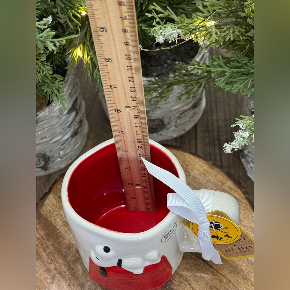 🏠 Brand NEW w/Tags Peanuts x Rae Dunn HOME SWEET HOME Double Sided Mug w/Snoopy - Picture 9 of 11